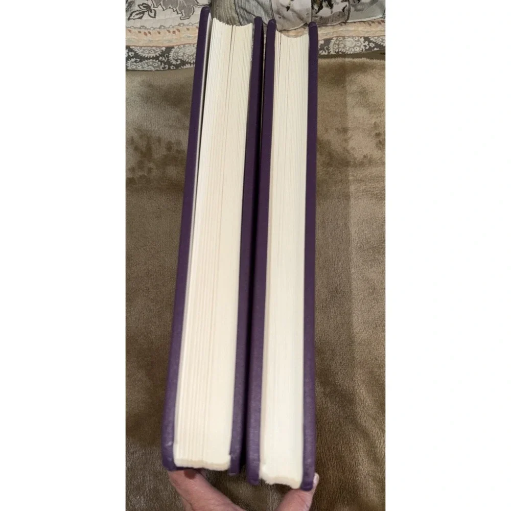 Creative Memories Lot 12x15 Eggplant Purple Album White Pages Protectors Sleeves